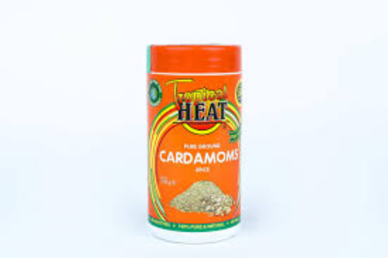 TROPICAL HEAT CARDAMONS GRND 100G JAR